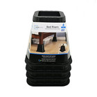 4 Pack  Black Bed Risers  Raise Your Bed To Create Storage Space new
