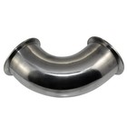 Od 3 Inch 76mm Sanitary 90 Degree Elbow Tri Clamp Ferrule Stainless Steel 316