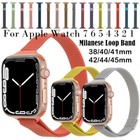 Magnetic Milanese Band Bracelet Slim Strap For Apple Watch Series 7 6 5 4 3 2 1