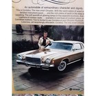 1975 Chrysler Cordoba Ricardo Montalban Vintage Original Print Ad