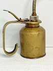 Vintage Eagle Thumb Pump Oiler Oil Can Usa Brass