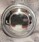 Silver Dish Irvinware Round Serving Tray Silver Plate Made In Usa Vintage Ornate