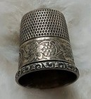 Sterling Silver Thimble For Sewing And Knitting 