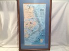 Vintage Map-ghost Fleet Of The Outer Banks-1970 National Geographic 25    X 15   