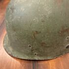 Vintage Vietnam War Era Military U s  Army Paratrooper Steel Pot Helmet Liner