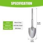 Clay Spade Scoop Shovel Drill Bit Sds Max Jack Hammer Demolition Chisel Bits 