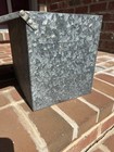 Vtg Middlesex Woodbrook Dairy Galvanized Porch Metal Milk Box Lined Inside