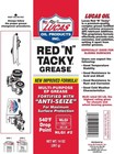 Lucas Oil 10005 Red N Tacky Grease - 14 Ounce Cartridge  pack Of 10 