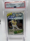 1980 Topps Rickey Henderson  482 Rc Rookie Signed Autograph Psa Dna Auto 10