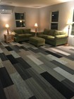 200 Sq Ft   New Shaw Carpet Tile Planks Gray Tones 225 Sq Ft  9x36 Or 18x36