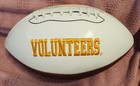 Johnny Majors Tennessee Volunteers Signed Logo Football W coa