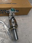 New Open Chicago Faucets 928-cp Laboratory Sink Faucet Chrome Gooseneck Spout