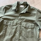 Vintage Us Army Og-507 Utility Shirt Mens 15 5x35 Olive Green Selma Apparel 1982