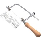 For Mini U-shaped Saw Jewelers Saw Bow Saw Frame Jewelry Diy Tool W  12 Blades