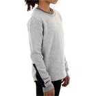 More Mile Junior Fleece Sweatshirt Grey Kids Sweater Youth