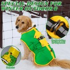 Winter Dog Jackets  Reflective Turtleneck Pet Cold Weather Coats  Adjustable    
