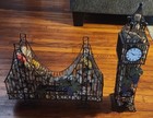 Metal London-themed Wine Cork Holders - Bridge   Clock Tower- Both Full Of Corks