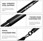 Home Gym Workout Bar 38  Black 800lb Max Load Resistance Bands Power Lifting