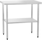 Commercial Table Work Stainless Steel Prep Food For Kitchen Restaurant Nsf New