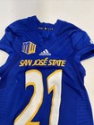 Game Worn Used Adidas San Jose State Spartans Sjsu Football Jersey 2 Medium  21