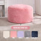 4ft Bean Bag Chairs For Adults Large Beanbag Chair With Plush Faux Fur Cover    