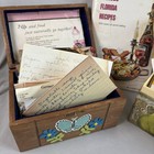Vintage Recipes In Two 2  Boxes Handwritten  Typed  Clipped -over 180  Plus Book
