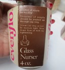 Vtg  1970 s Evenflo  Glass Baby Bottles Nip 2 8oz 2 4oz Caps And Lids