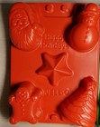 Vintage Jello Jiggler Molds 2 Halloween   6 Christmas Lot 8 Info read 1990s y2k