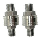 Upgrade 4piece Quick Connector Set Fits Chinese Mini Excavator Hydraulic Agt H12