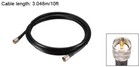 10 Feet Rg8 u Coax Cable With Pl-259 Male Connectors For Cb ham Radio 3 M