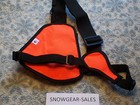 Hands Free Radio Chest Harness For Pro   Uhf Radios Hi Vis Orange 101-or