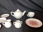 Reutter Porzellan Child   s Pink Forget-me-not Tea Set W  Germany  9 Pcs 
