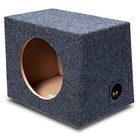 Car Audio Single 10  Sealed Subwoofer Rear Angle Sub Box Enclosure Speaker Audio