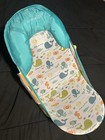 Summer Infant Baby Bath Seat Ocean Animal Print Blue Green Orange White