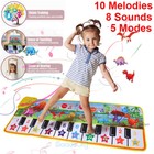 Baby Gyms Play Mats Musical Activity Center Piano Gym Mat Kids Christmas Gift