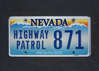 Nevada Highway Patrol License Plate State Police