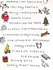 Christmas Holiday Dish Towel 100  Cotton What I Love About Xmas Tea Towel