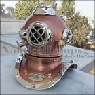 Vintage Solid Brass Nautical Deep See Mini Diving Helmet Reproduction Mark Iv