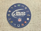 Bud Light 2 Side 2011 Official Beer Sponser Nfl Coasters 100  Lot New Man Cave