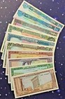 Notes Set10 Lebanon Unc 1980s 1-5-10-25-50-100-250-500-1k88-1k91 Livres Mint Mnh