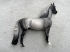 Breyer Peter Stone Horse    neptune    Conquering Tide Blue Roan Santa Fe Morgan