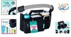 Universal Stroller Organizer With Cup Holder Non-slip Straps Insulated Pocket   