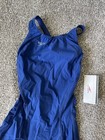 Speedo Women   s Size 28 Kneeskin Open Back Fastskin Fs-pro Blue  nwt 