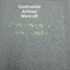 1982 Continental Airlines 727 Flight Manuel Revision  Book Vtg Binder