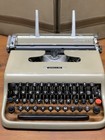 1954 Olivetti Lettera 22 Typewriter W  Case   Manual   Receipt - Embossed - Rare