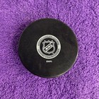 Eddie Giacomin Autographed Signed New York Rangers Inglasco Hockey Puck Hof  87