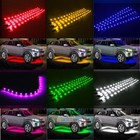 18pcs 12v 12  1ft 15smd Flexible Led Strip Light Waterproof For Car Truck Boat