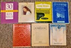 Vintage  Organ Piano Sheet Music Lot 19 Song Books Mixed Vocal