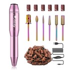 Electric Nail Drill Kit  Portable File For Acrylic Gel Nails  Professional Ma   