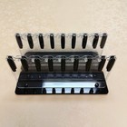 2 Set Display Stand Clear Acrylic Folding Knife Organizer Collector Showcase